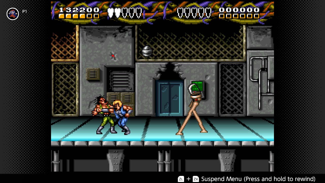 Screenshot of the second stage of Battletoads and Double Dragon